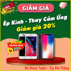Khuyến mãi giảm giá Ép kính điện thoại tại đà nẵng