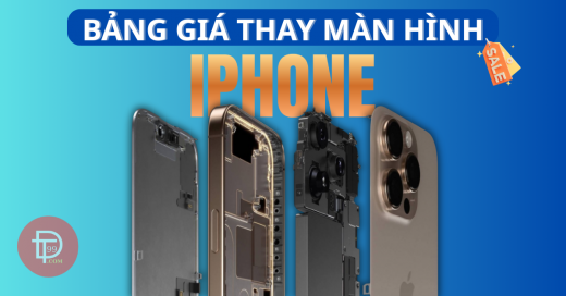 Bảng giá thay màn hình iPhone mới nhất | Cập nhật tháng 10 năm 2025