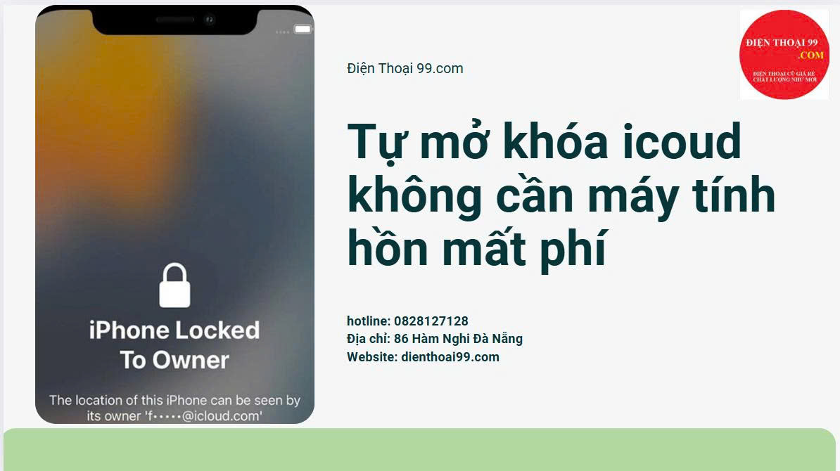 Tự mở khoá iCloud vĩnh viễn không cần máy tính và không tốn tiền