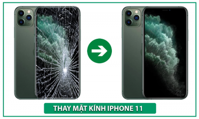 Ép kính iPhone 11Pro Tai Điện Thoại 99