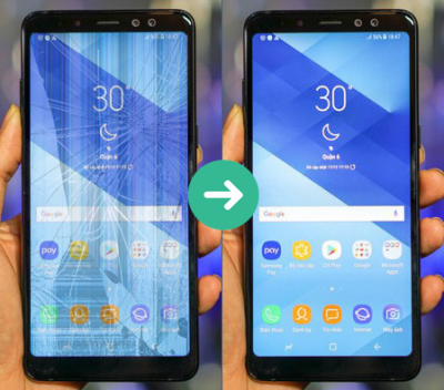 Thày màn hình Samsung A8 Tại Điện Thoại 99