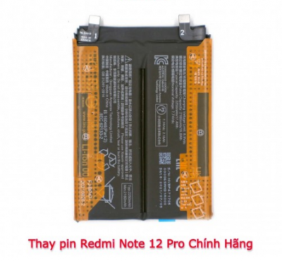 Thay pin Redmi Note 12 Pro giá rẻ lấy ngay