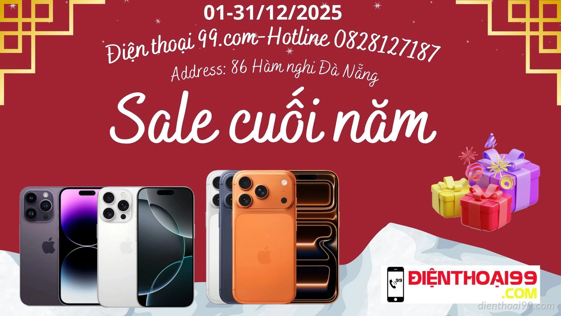 Đại Tiệc Cuối Năm Tại Điện Thoại 99 – Giá Chạm Sàn Tất Cả Các Dòng Máy