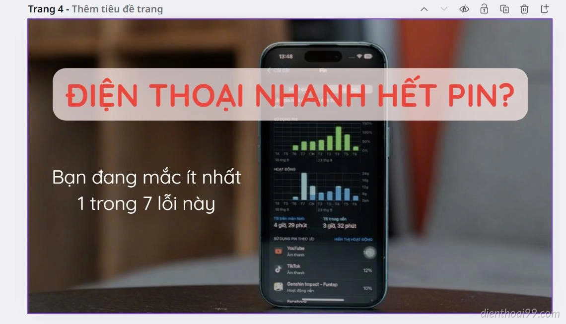 Điện thoại nhanh hết pin? Bạn đang mắc ít nhất 1 trong 7 lỗi này