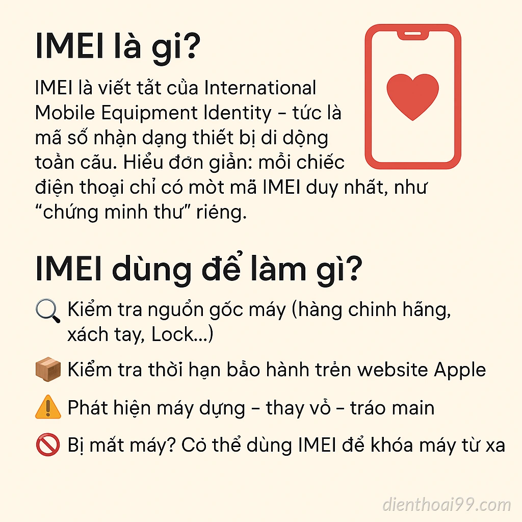 IMEI là gì? Hướng dẫn kiểm tra IMEI iPhone chính xác để tránh mua nhầm máy lỗi