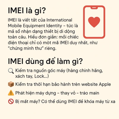 IMEI là gì? Hướng dẫn kiểm tra IMEI iPhone chính xác để tránh mua nhầm máy lỗi