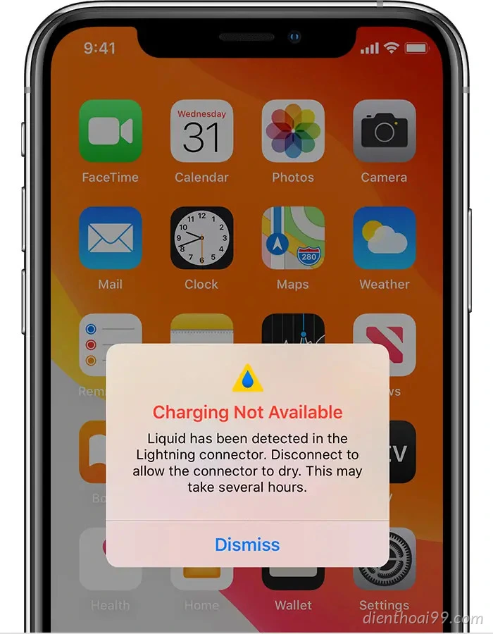 Mẹo khắc phục cảnh báo chất lỏng trong cổng Lightning trên iPhone