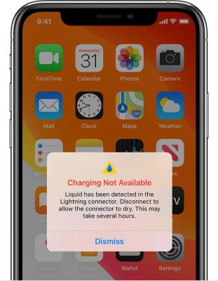 Mẹo khắc phục cảnh báo chất lỏng trong cổng Lightning trên iPhone