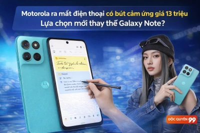 Motorola ra mắt điện thoại có bút cảm ứng giá 13 triệu: Lựa chọn mới thay thế Galaxy Note?