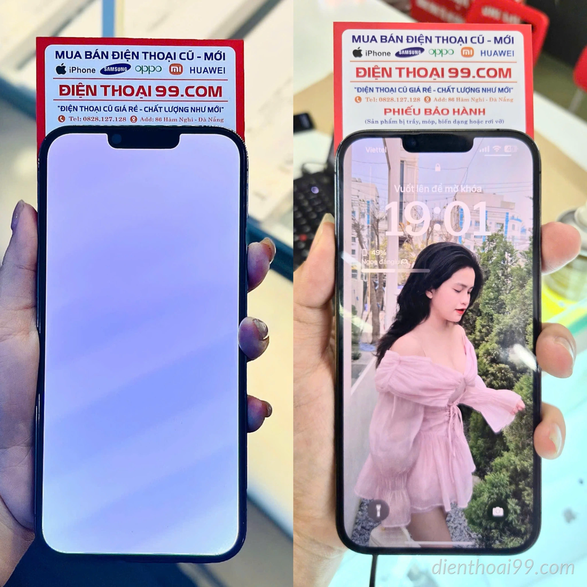 Sửa chữa Xanh, Trắng màn hình của iPhone 13 Pro, iPhone 13 Pro Max