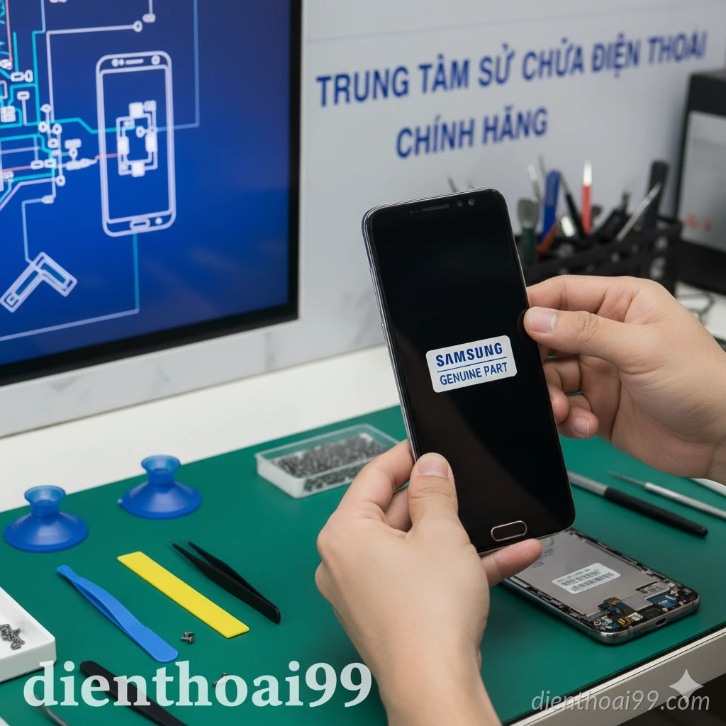 Thay màn hình samsung chính Hãng