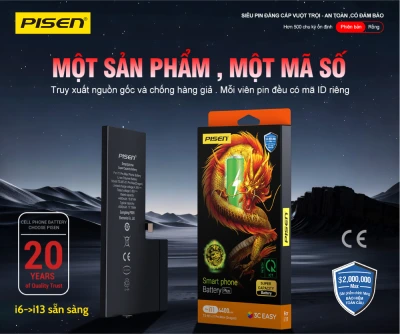 Thay Pin Pisen Rồng Cho iPhone Uy Tín Tại Điện Thoại 99 Đà Nẵng