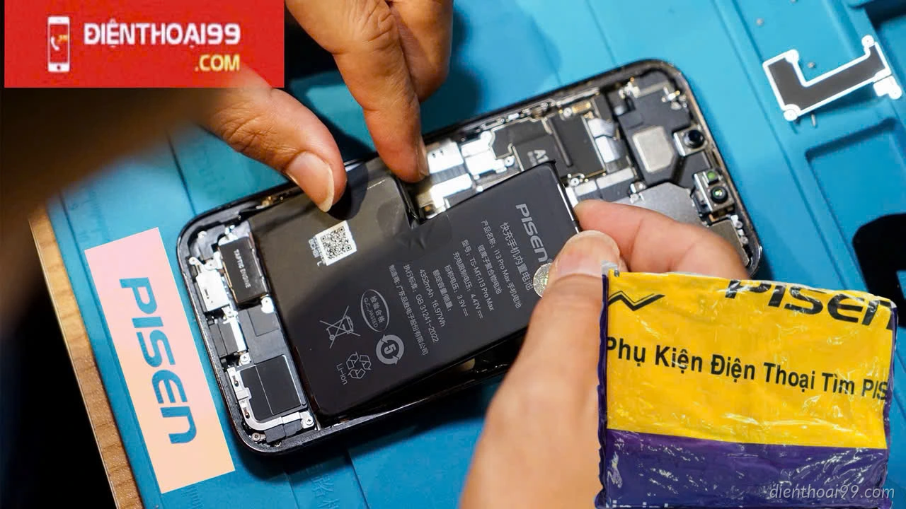 Thay Pin iPhone 13 pisen Tại Hàm Nghi - Đà Nẵng