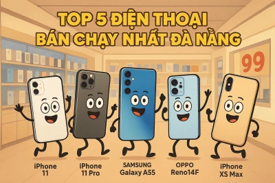 Top 5 điện thoại tầm giá 5 - 7 triệu bán chạy nhất tại đà nẵng