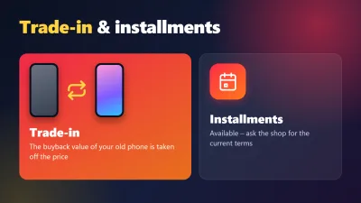 Infographic tiếng Anh: thu cũ đổi mới và trả góp khi mua điện thoại cũ tại Điện Thoại 99 Đà Nẵng