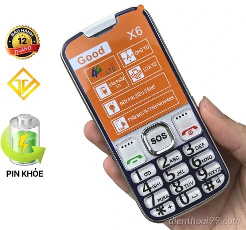 Điện thoại Gold X6