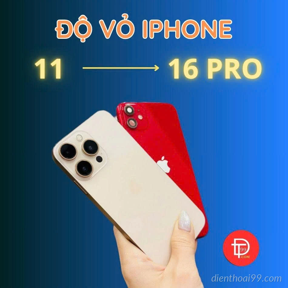 Độ vỏ iPhone 11 lên iPhone 16 Pro | Đẹp và Chất lượng | Tại Đà Nẵng