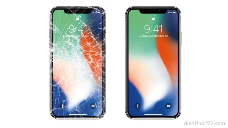 Ép Kính iPhone X Tại Điện Thoại 99