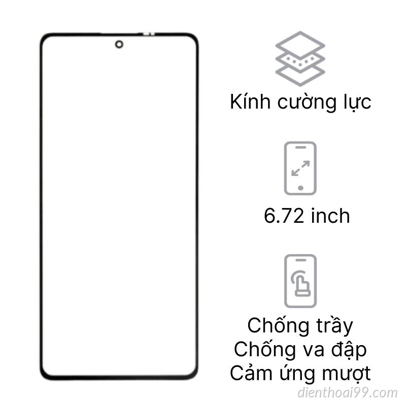 Ép kinh màn hình nubia neo 2 giá rẻ tại Đà Nẵng