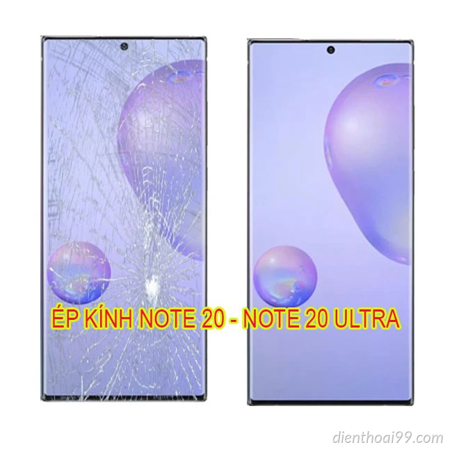 Ép kính Samsung Note 20 và Note 20 Ultra giá rẻ tại Đà Nẵng