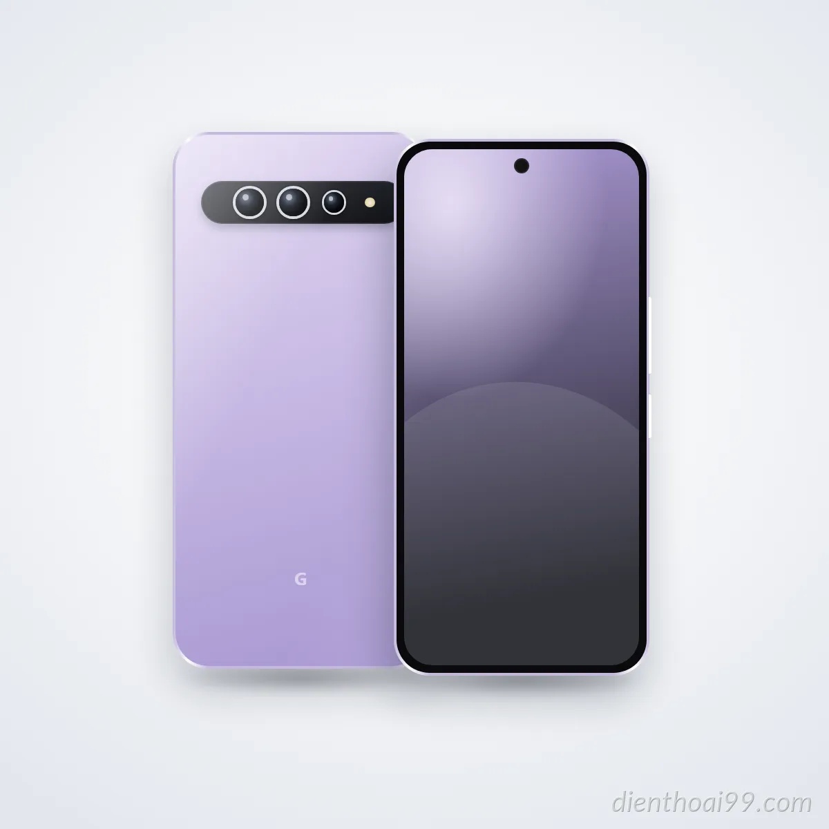 Mặt trước và mặt sau điện thoại Google Pixel 9 (ảnh minh hoạ)
