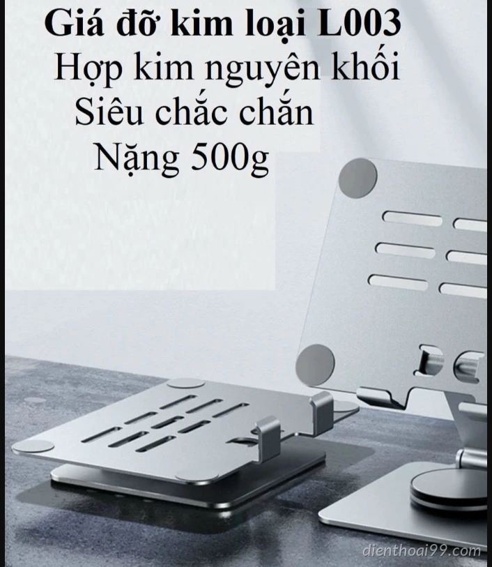 Kệ đỡ iPAD, Laptop khung kim loại siêu đẹp và vững chắc