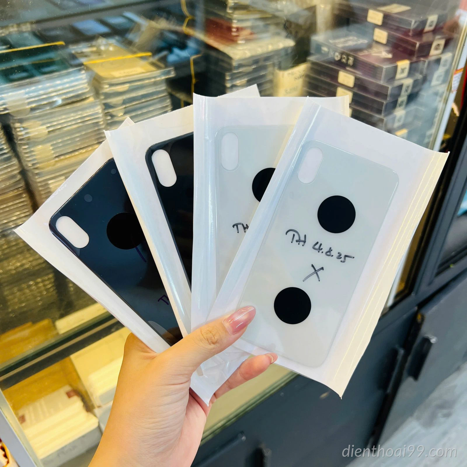 Kính lưng iPhone X Đà Nẵng