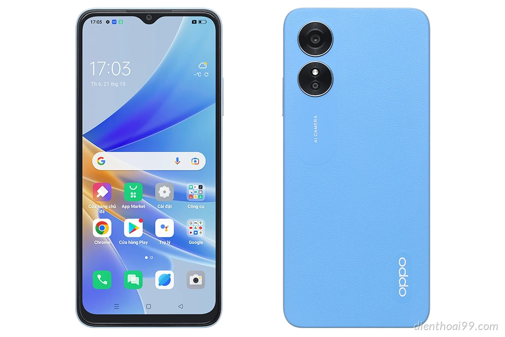 OPPO A17 - Điện thoại thông minh tầm trung giá rẻ, chất lượng cao