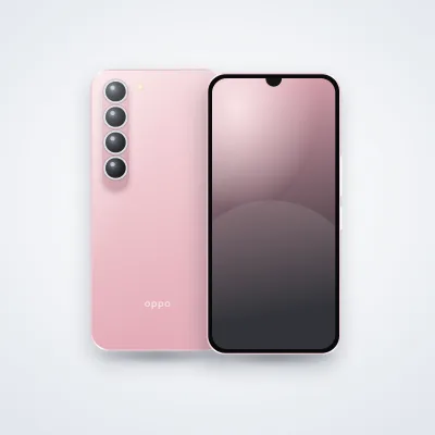 Mặt trước và mặt sau điện thoại OPPO A5 (ảnh minh hoạ)