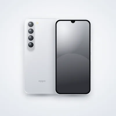 Mặt trước và mặt sau điện thoại OPPO A53s (ảnh minh hoạ)