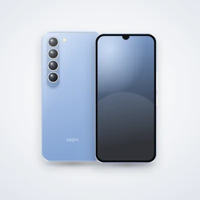Mặt trước và mặt sau điện thoại OPPO Reno 2F (ảnh minh hoạ)