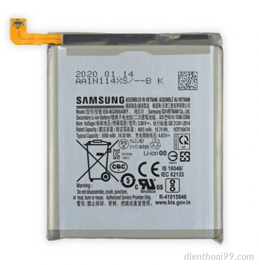 Pin Samsung S20 Ultra 5G tại Đà Nẵng