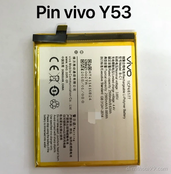 Pin Vivo Y53 tại Đà Nẵng