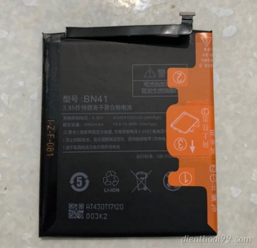 Pin Xiaomi Redmi Note 4 tại Đà Nẵng
