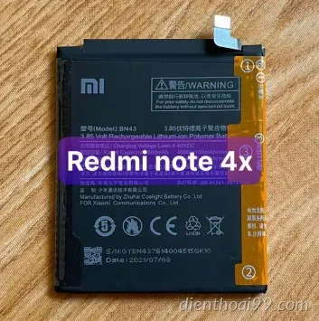 Pin Xiaomi Redmi Note 4X tại Đà Nẵng