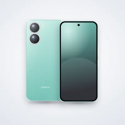 Mặt trước và mặt sau điện thoại realme 11 (ảnh minh hoạ)