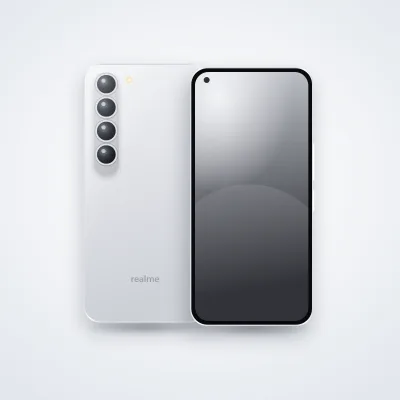 Mặt trước và mặt sau điện thoại realme 50 Pro (ảnh minh hoạ)