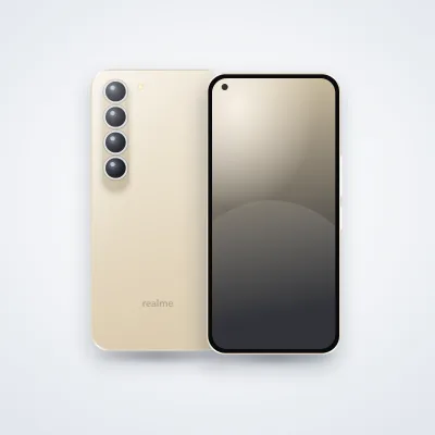 Mặt trước và mặt sau điện thoại realme 9 Pro (ảnh minh hoạ)