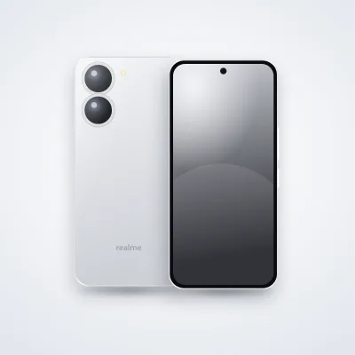 Mặt trước và mặt sau điện thoại realme C11 2021 (ảnh minh hoạ)