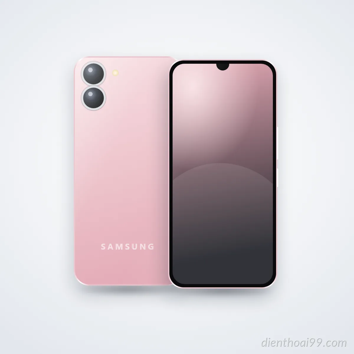 Mặt trước và mặt sau điện thoại Samsung Galaxy A07 (ảnh minh hoạ)