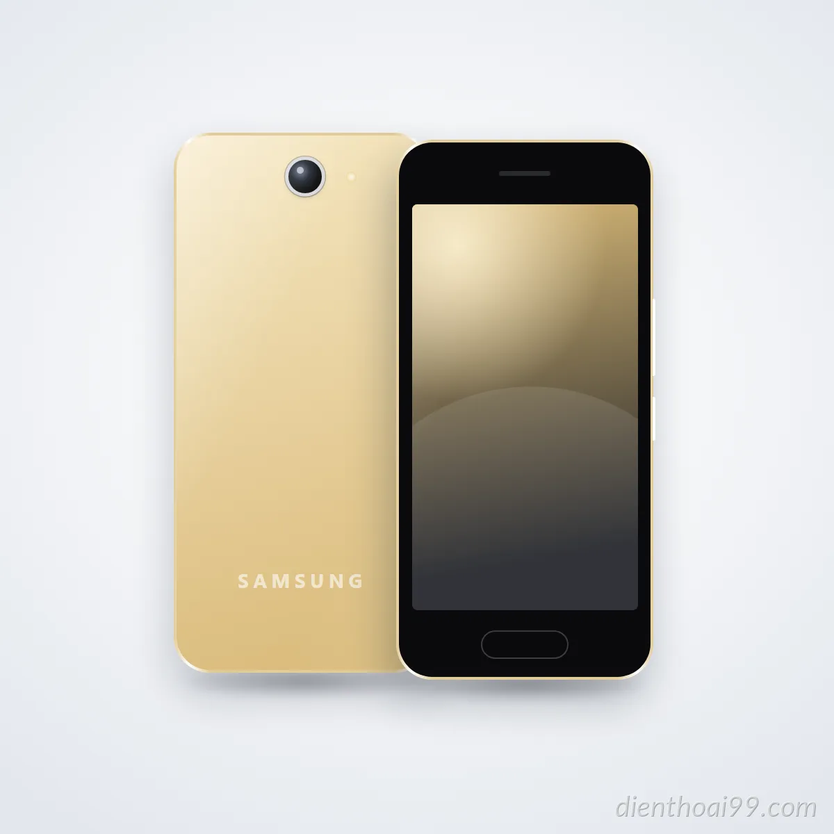 Mặt trước và mặt sau điện thoại Samsung Galaxy J730 (ảnh minh hoạ)