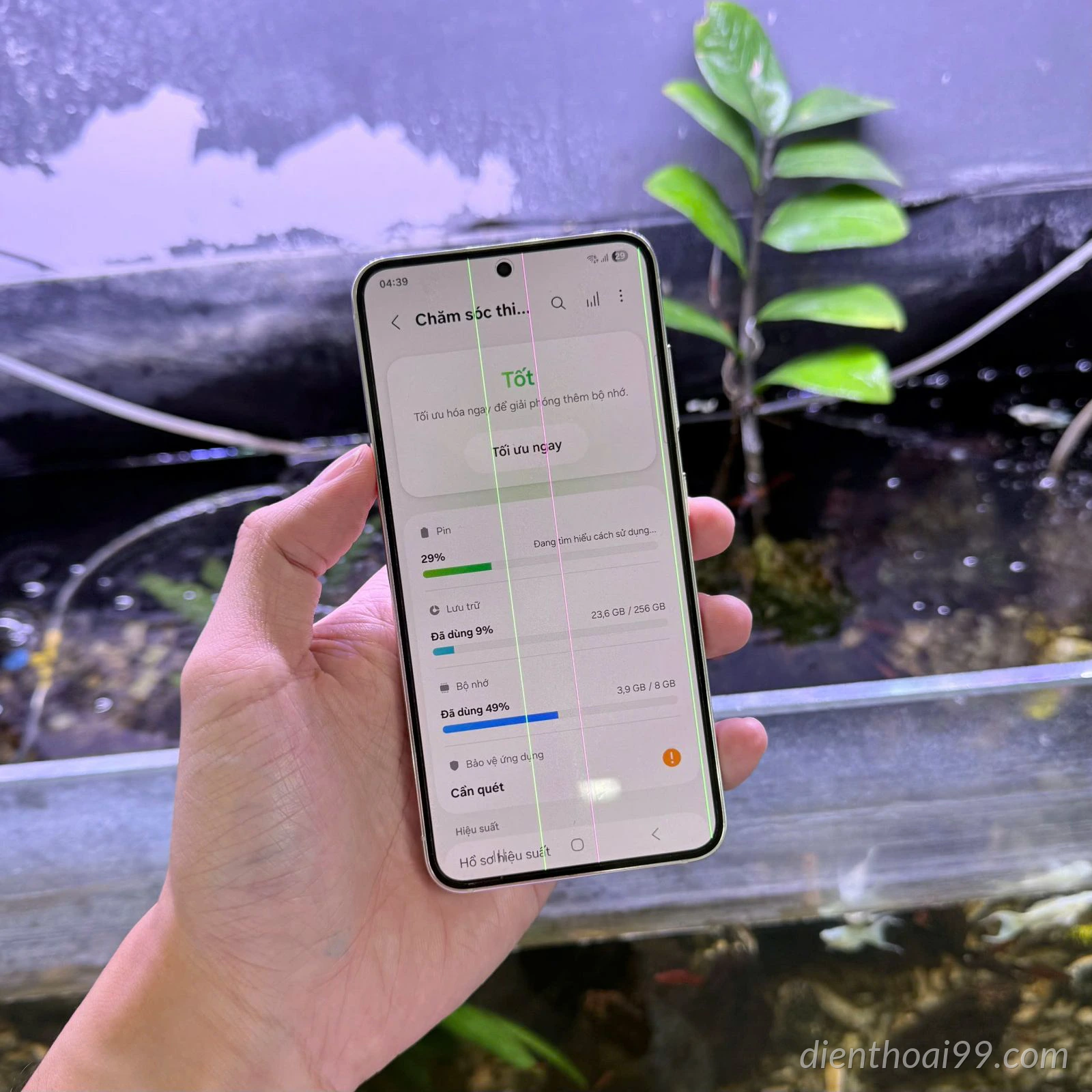 Samsung S23 Màn Sọc Giá Rẻ Tại Đà Nẵng