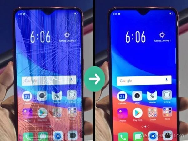 Thay Màn Hình Oppo F9 Tại Điện Thoại 99