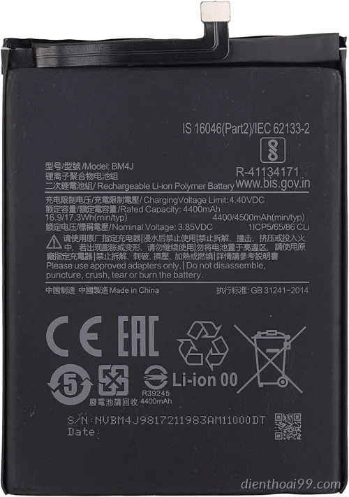Thay pin Redmi Note 8 giá rẻ Đà Nẵng