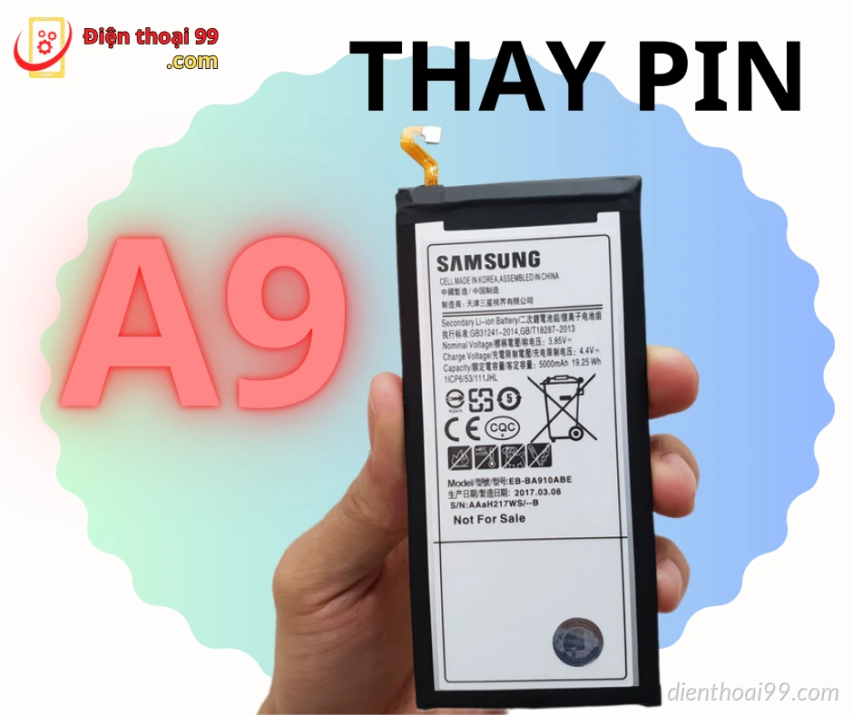 Thay Pin Samsung A9 Giá Rẻ, Chất Lượng tại Đà Nẵng