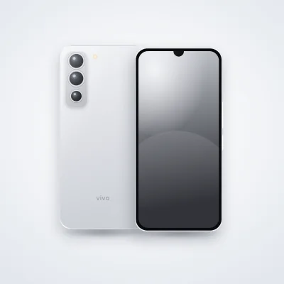 Mặt trước và mặt sau điện thoại vivo Z5x (ảnh minh hoạ)