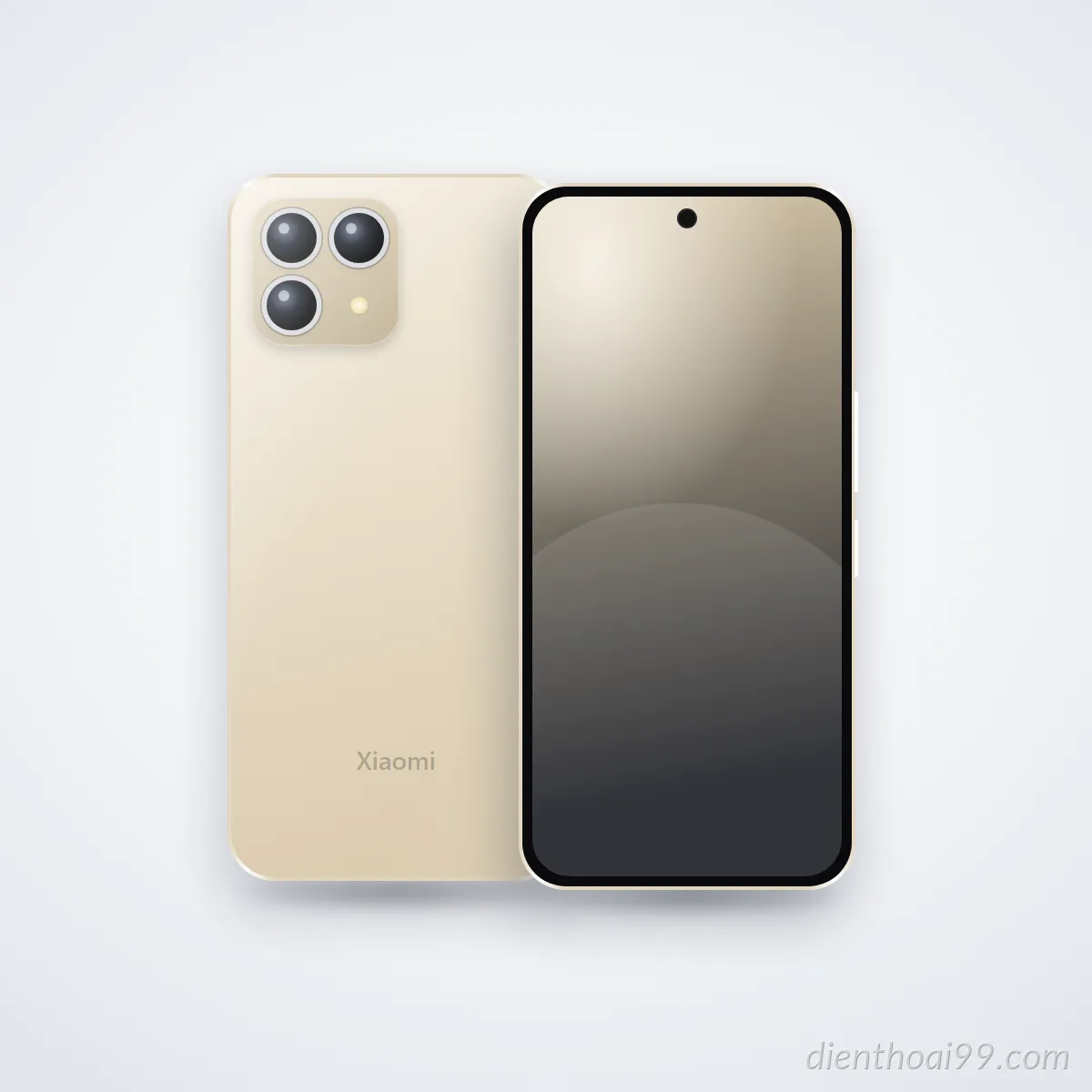 Mặt trước và mặt sau điện thoại Xiaomi 10T Pro (ảnh minh hoạ)