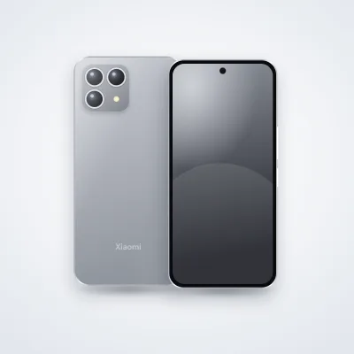 Mặt trước và mặt sau điện thoại Xiaomi 11 Lite (ảnh minh hoạ)