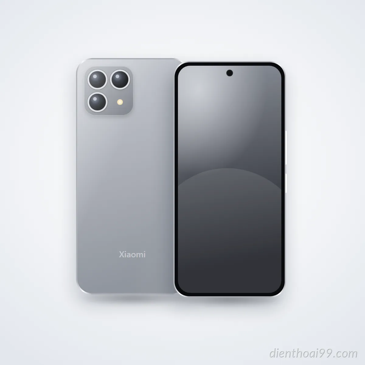 Mặt trước và mặt sau điện thoại Xiaomi 13T (ảnh minh hoạ)