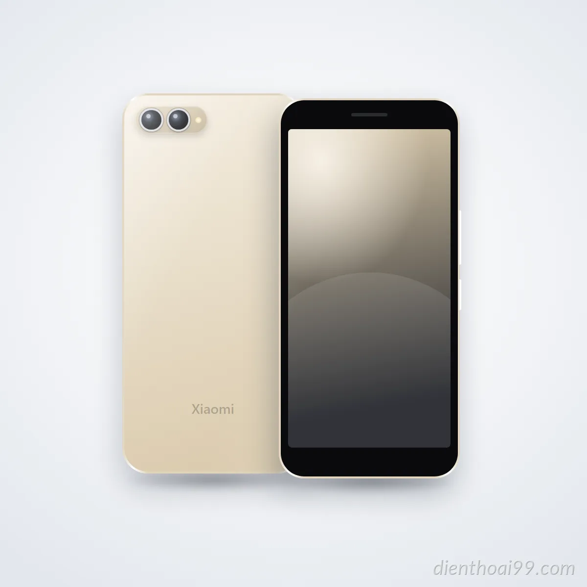 Mặt trước và mặt sau điện thoại Xiaomi 8 SE (ảnh minh hoạ)